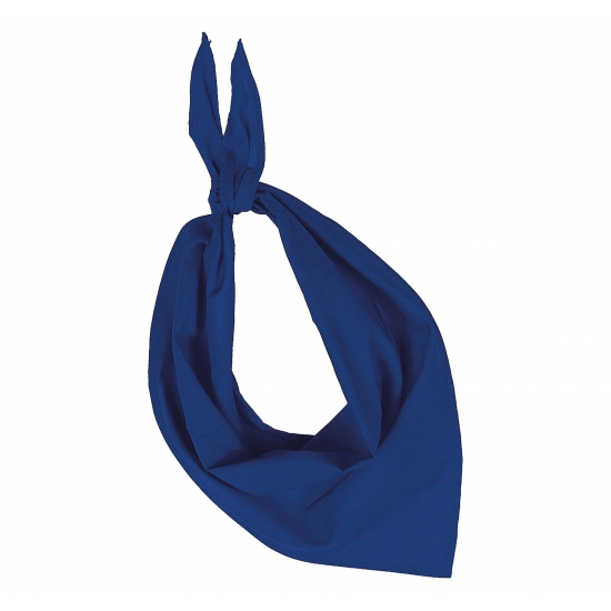 Kariban Zakdoek bandana kobalt - Blauw