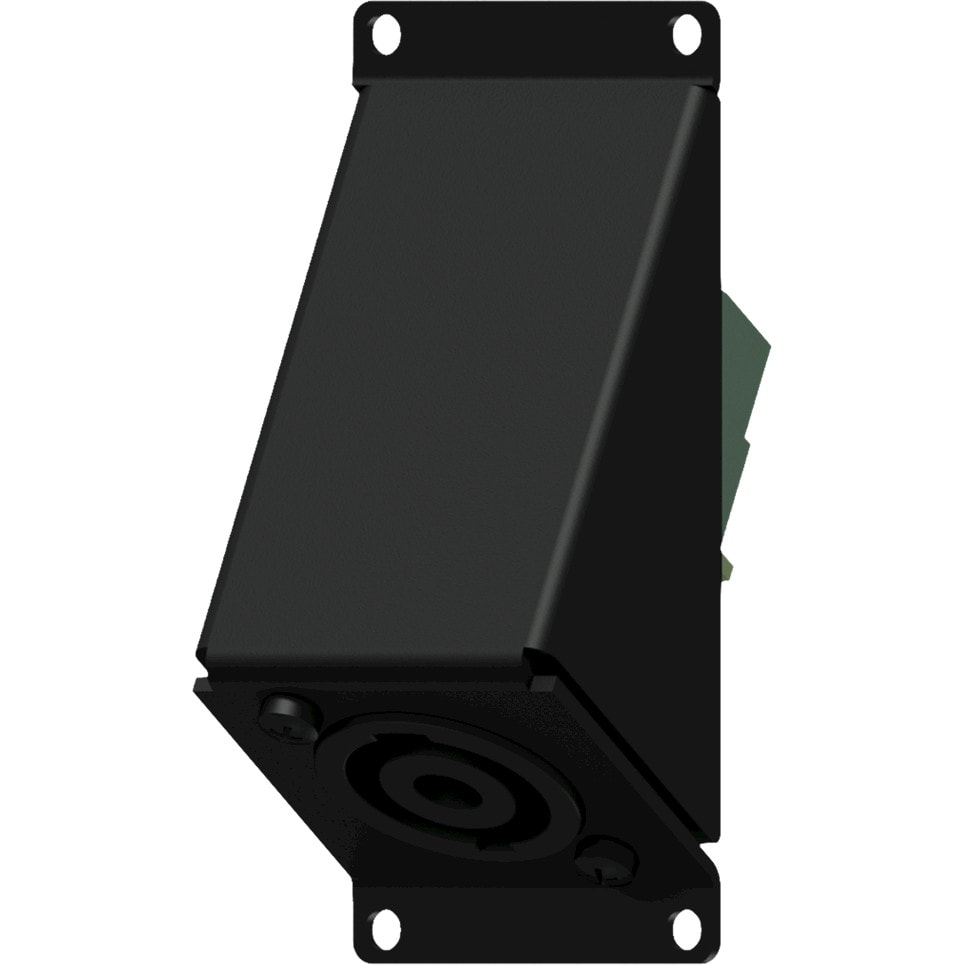 Caymon CASY143/B speakON naar 4pins terminal block, gehoekt voor CASY-chassis