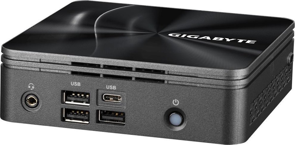 Gigabyte GB-BRR3-4300 PC/workstation barebone UCFF 4300U 2 GHz - Zwart