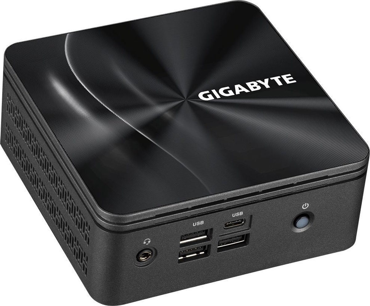 Gigabyte GB-BRR3H-4300 PC/workstation barebone UCFF 4300U 2 GHz - Zwart