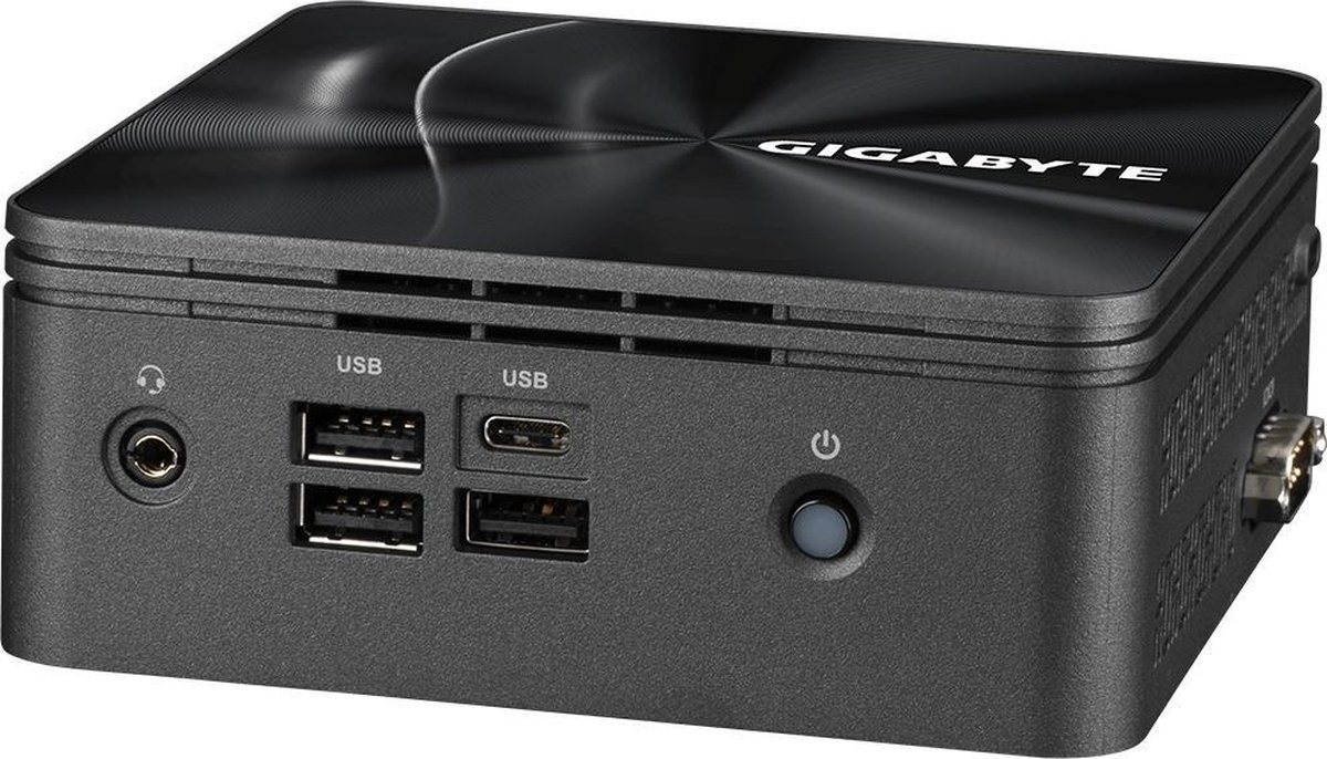 Gigabyte GB-BRR3H-4300 PC/workstation barebone UCFF 4300U 2 GHz - Zwart