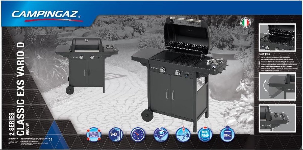 Campingaz Camingaz 2 Series Classic EXS Vario Buitenkeuken - Zwart