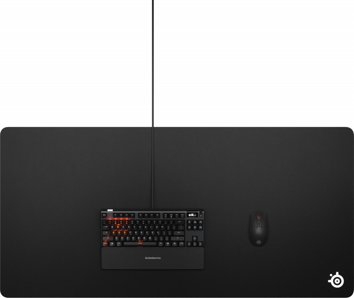 Steelseries QcK 3XL Game-muismat - Zwart