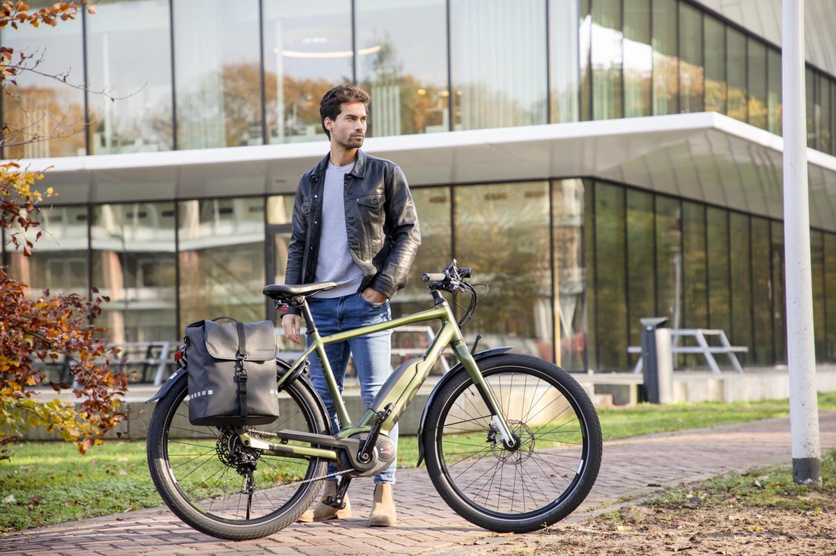 New Looxs Enkele fietstas Odense 17,5 Liter - Zwart