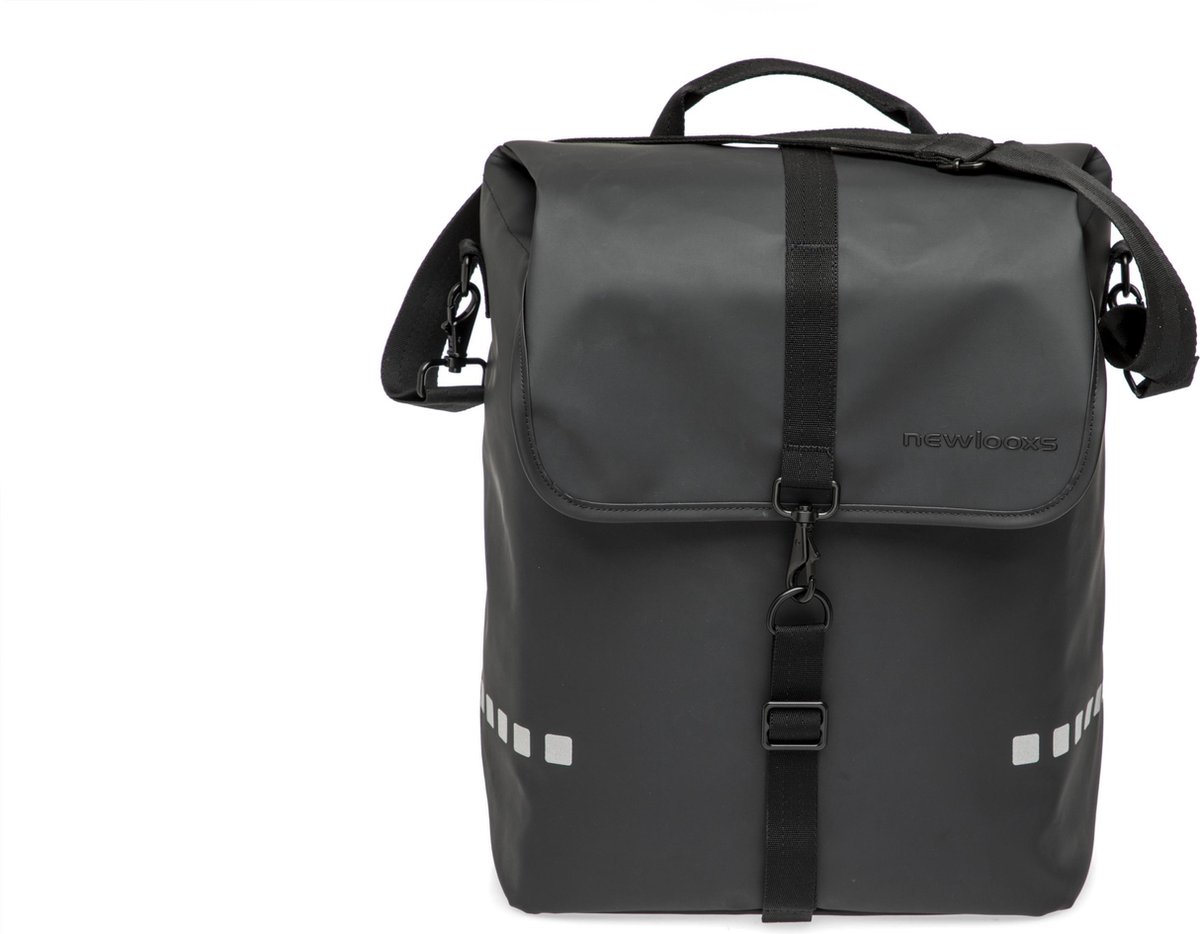 New Looxs Enkele fietstas Odense 17,5 Liter - Zwart