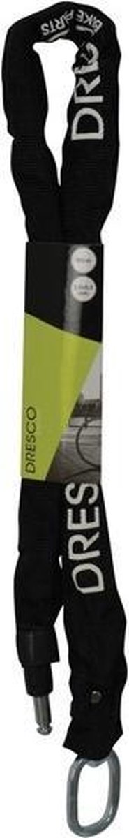 DRESCO insteekketting Plug in 90 cm x 5,5 mm staal - Zwart