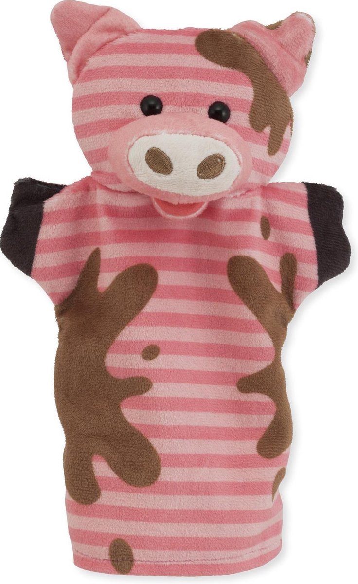 Melissa & Doug Handpoppen Boerderijdieren 4 Stuks