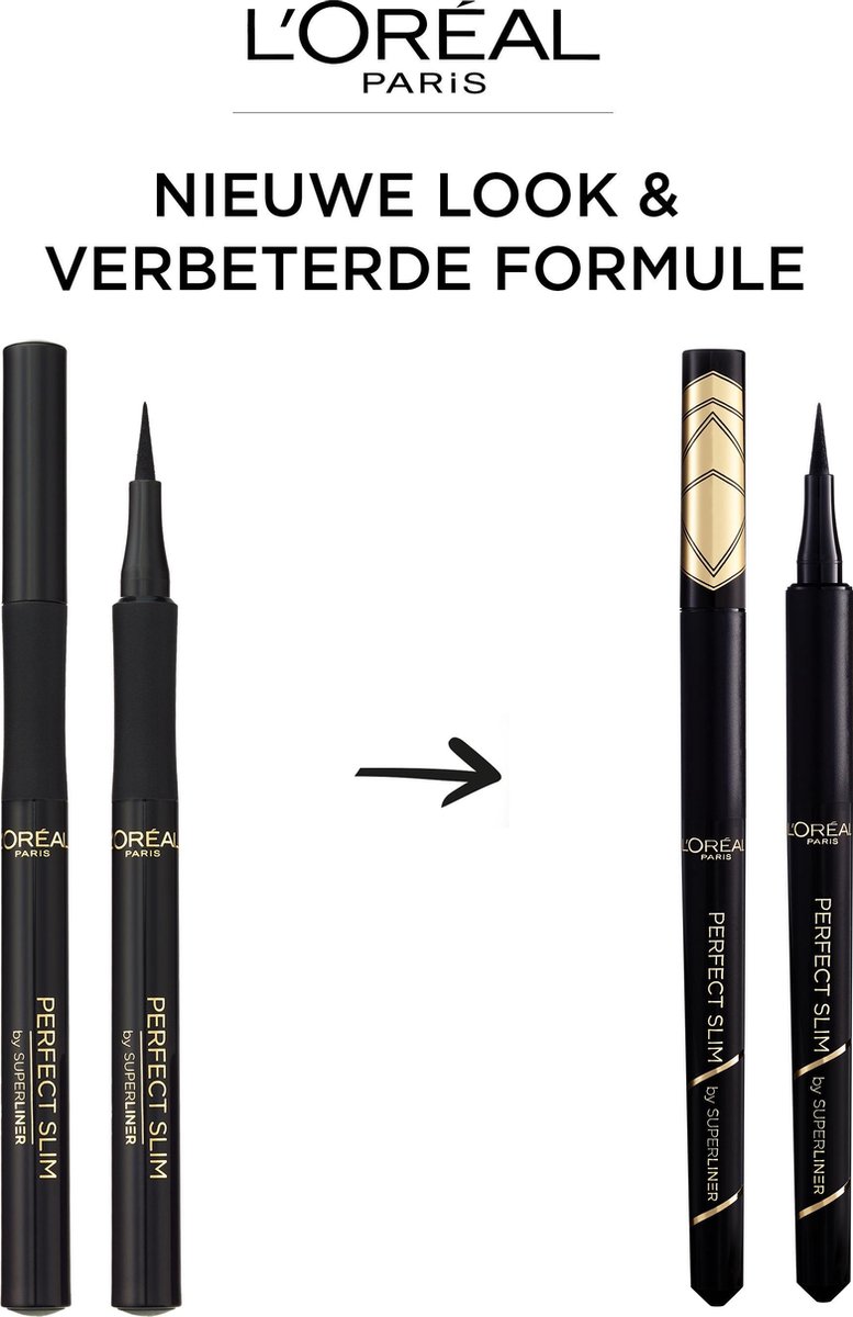 L'Oreal Paris Super Liner Perfect Slim Eyeliner - Zwart