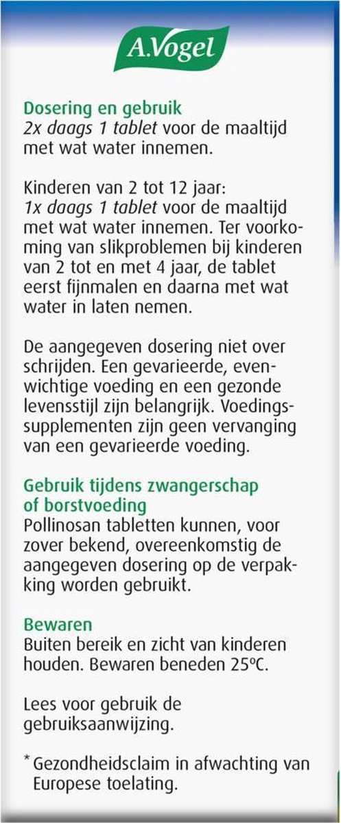 A.Vogel Pollinosan Tabletten