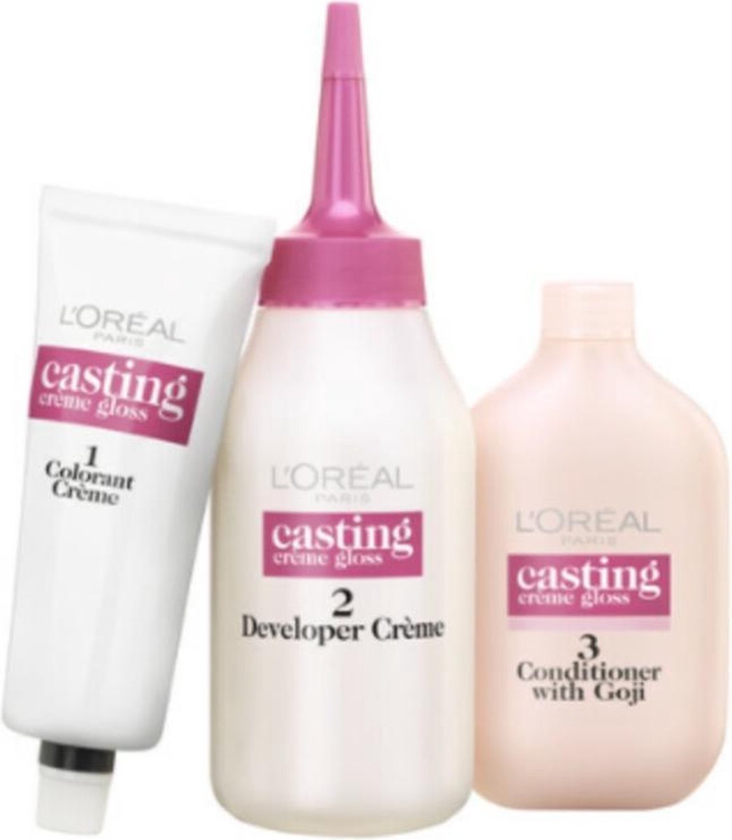 L'Oreal Paris Casting Creme Gloss 550 Licht Mahonie Per stuk - Bruin