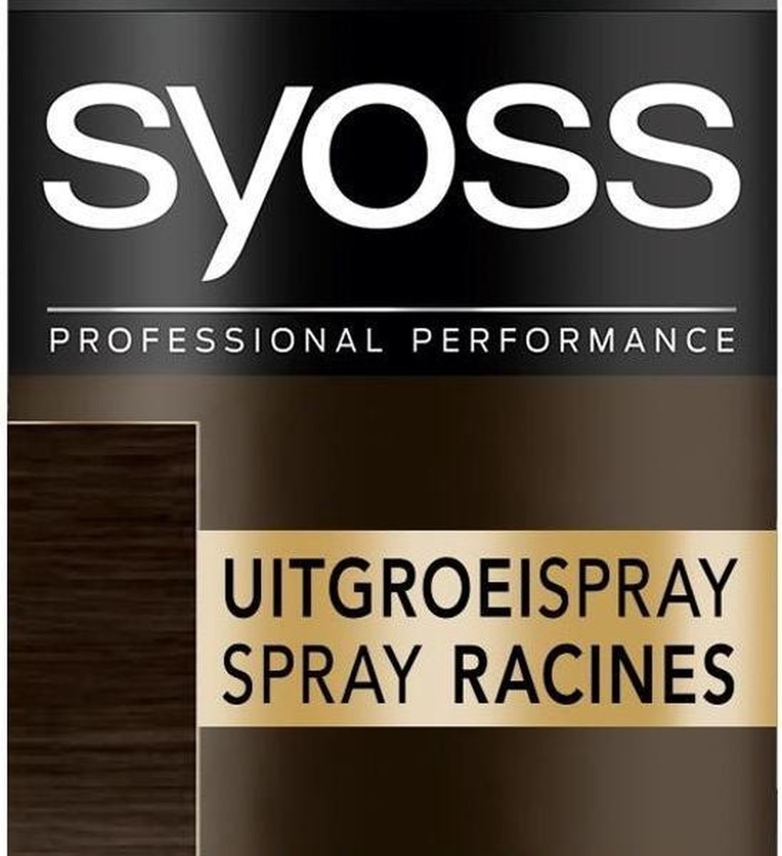 Syoss Uitgroeispray Donkerbruin 120ml