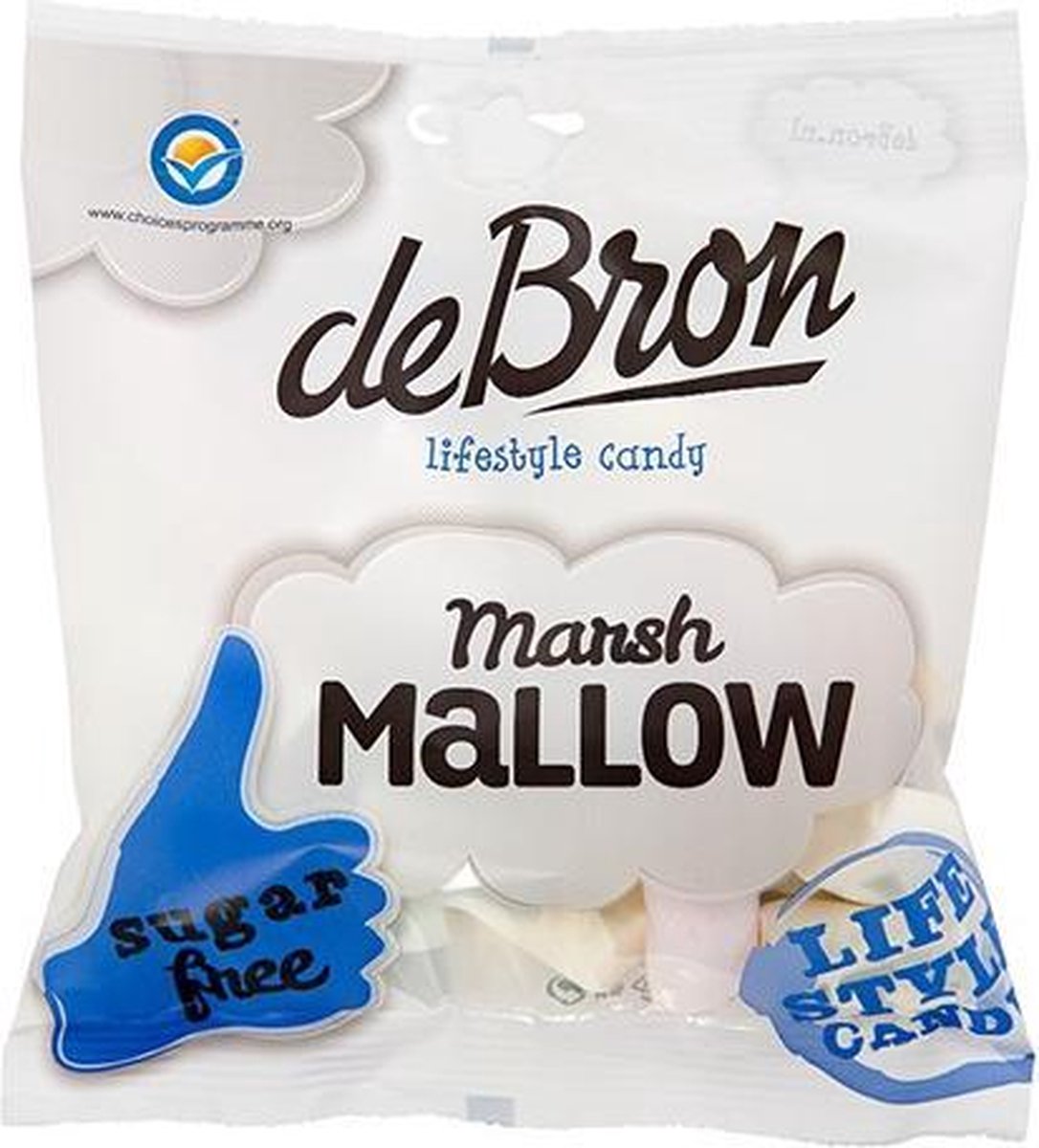 De Bron MarsMallows Suiker Vrij