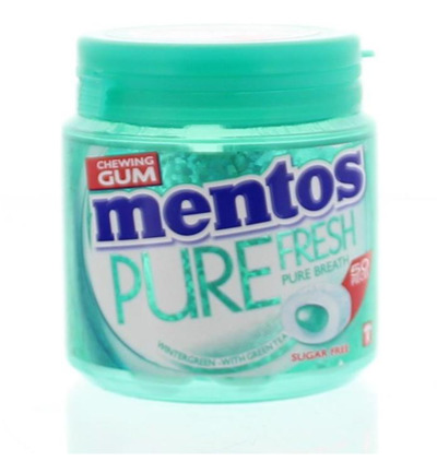 Mentos Gum Pure Fresh Wintergreen Pot
