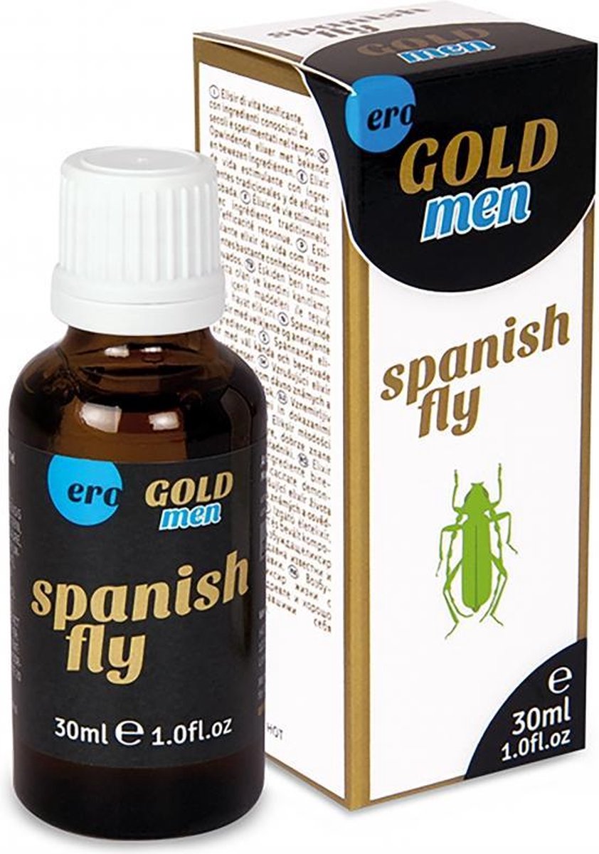 Hot Spanish Fly Men Gold Strong