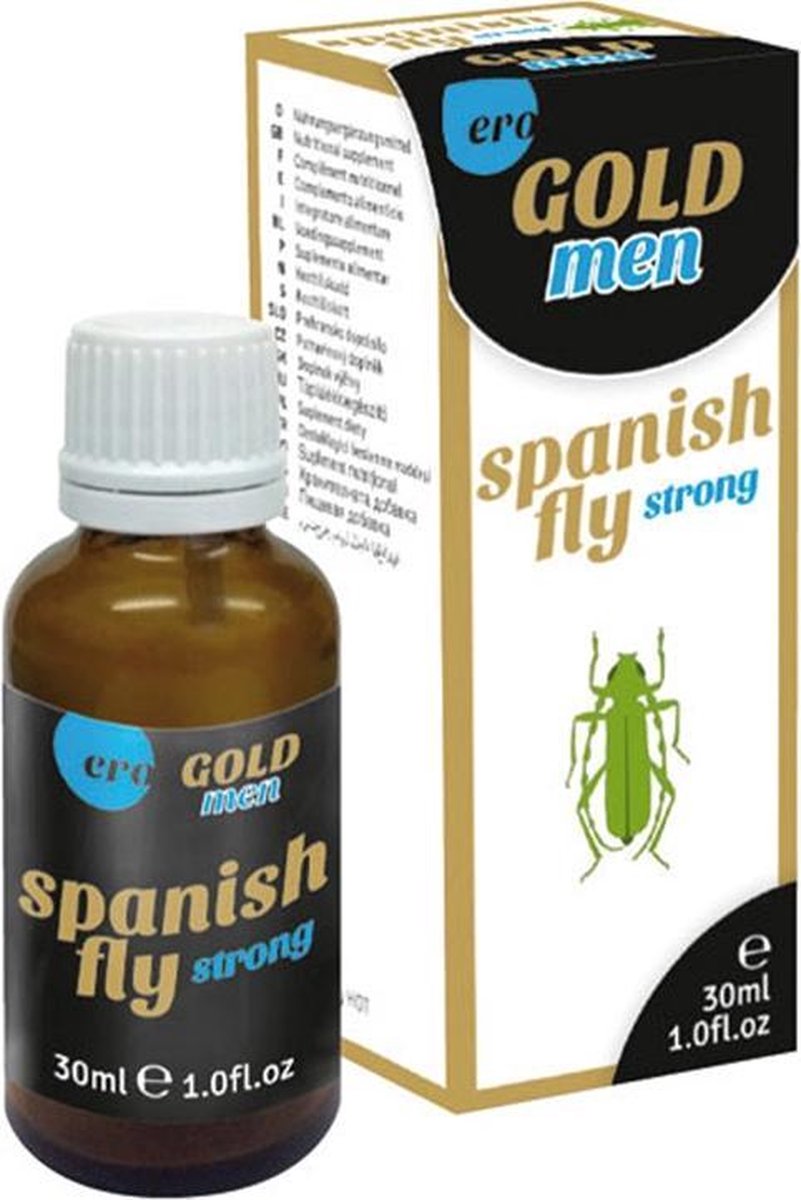 Hot Spanish Fly Men Gold Strong