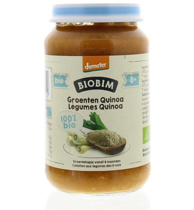 Biobim Gemengdeten Quinoa Vanaf 8mnd 200gram - Groen