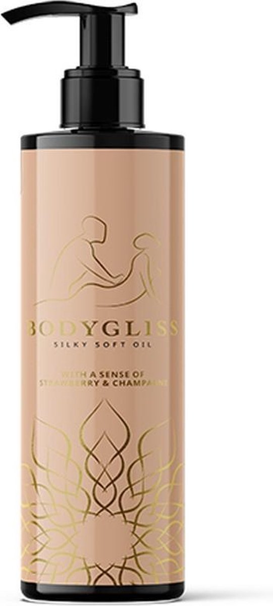 Bodygliss Massage Collection - Silky Soft Oil - Champagne - 150 ml - Beige