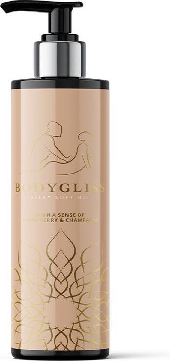 Bodygliss Massage Collection - Silky Soft Oil - Champagne - 150 ml - Beige