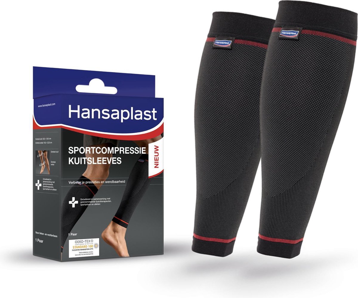 Hansaplast Sportcompressie Kuitsleeves