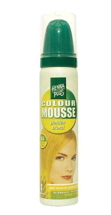 Hennaplus Colour Mousse 8.3blond 75ml - Goud