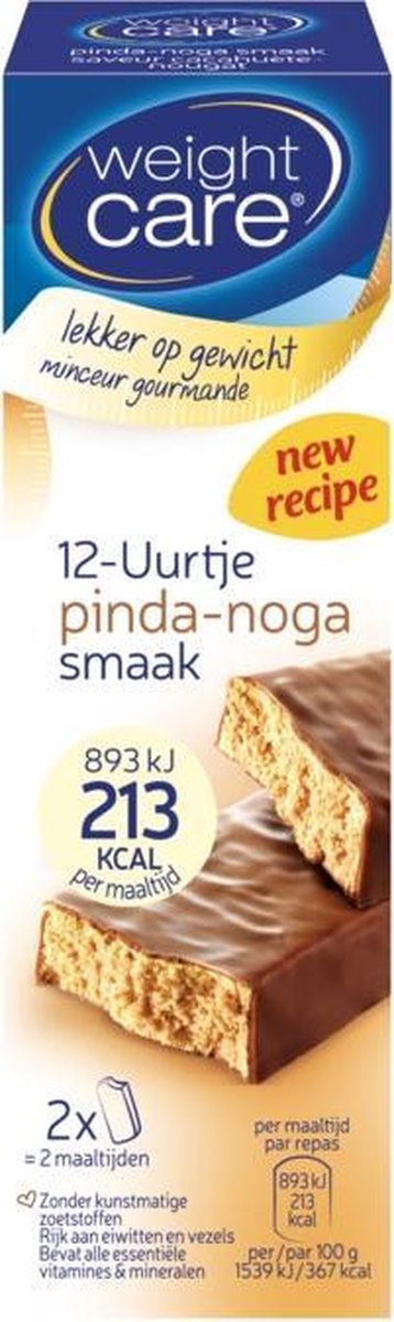 Weight Care 12-uurtjes Maaltijdreep Pinda Noga