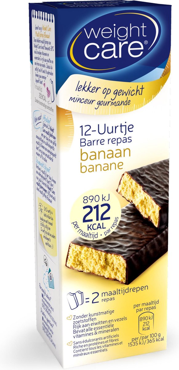 Weight Care 12-uurtjes Maaltijdreep Banaan