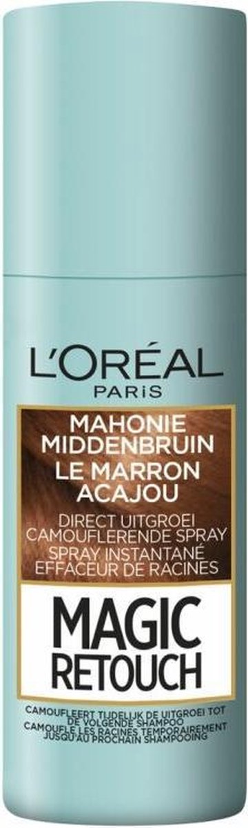 L'Oreal Paris Magic Retouch Nr. 6 Mahonie Midden 75ml - Bruin