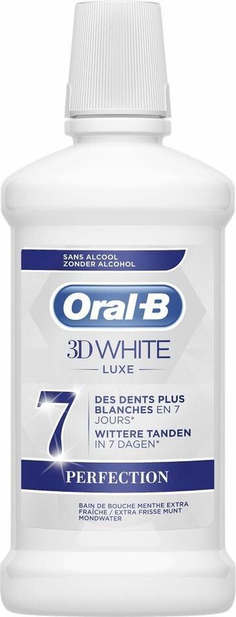 Oral B Mondwater 3d White 500ml