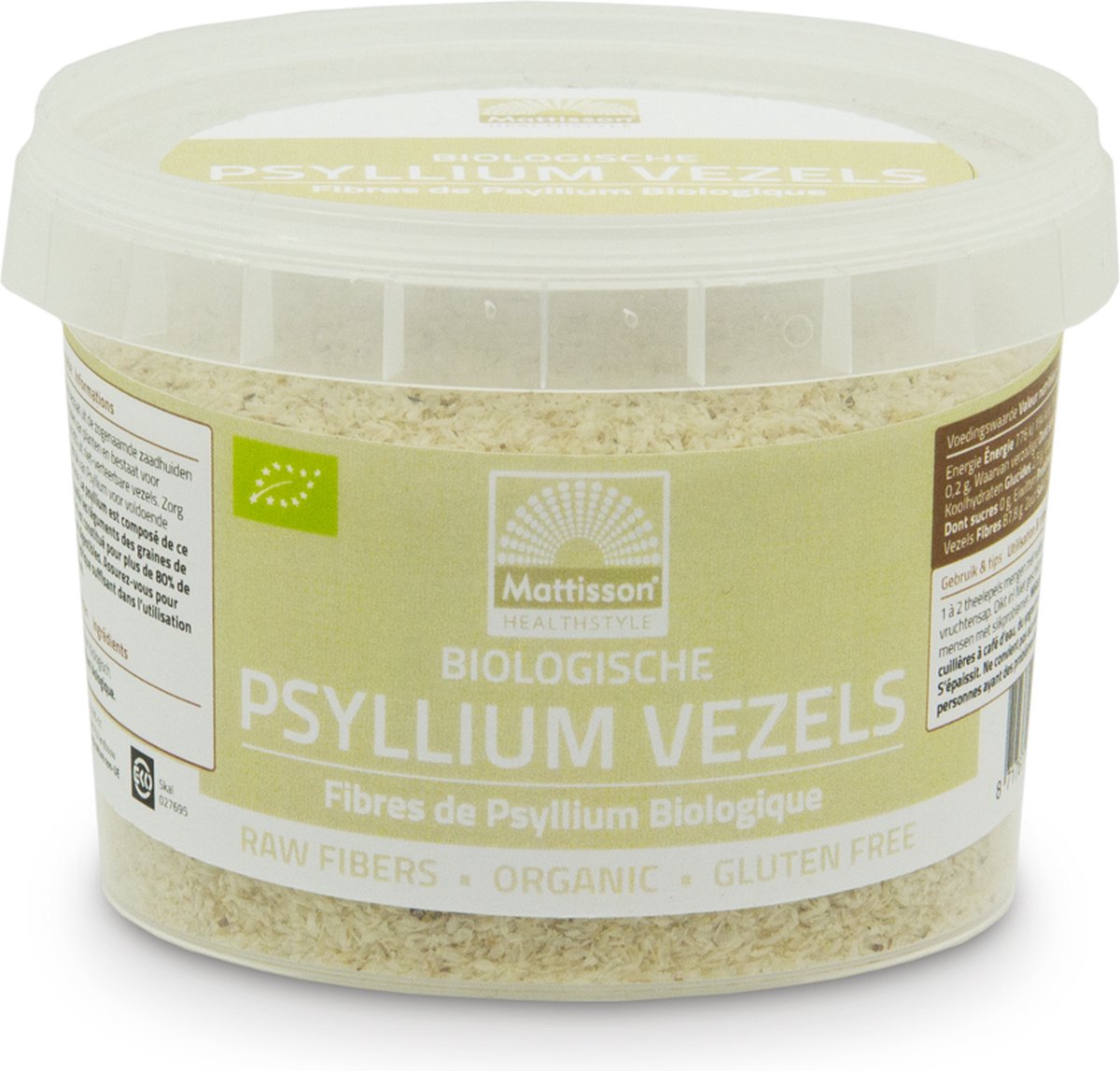 Mattisson Psyllium Vezels Biologisch