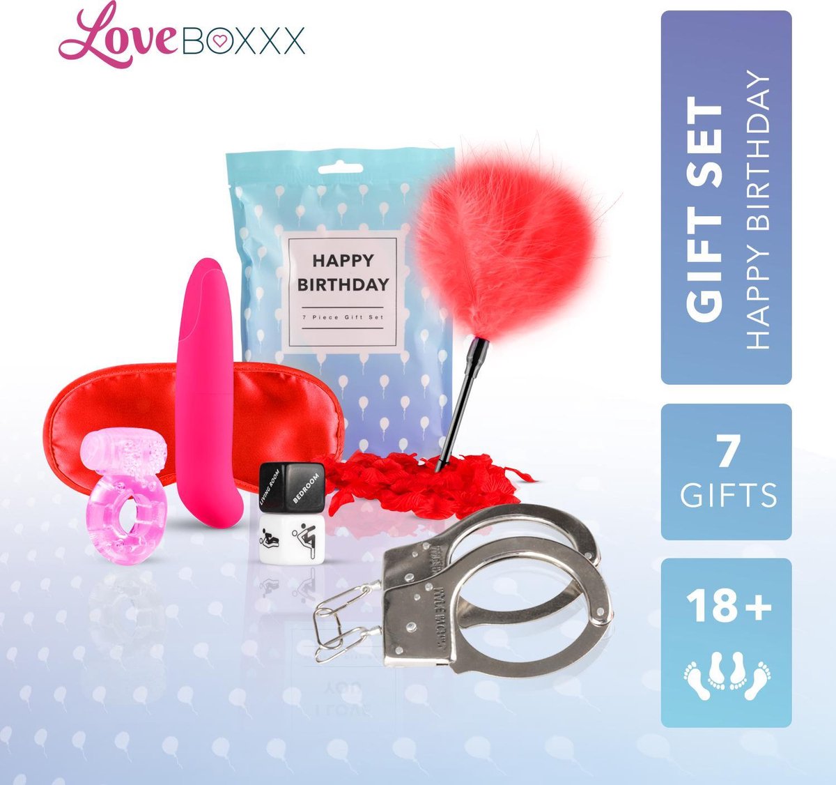 LoveBoxxx - Congratulations Erotische Geschenkset - Rood