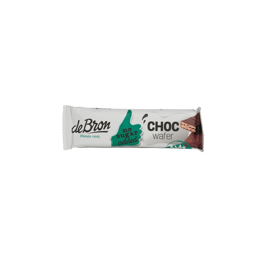 De Bron Chocolate Wafer Suiker Vrij Doos