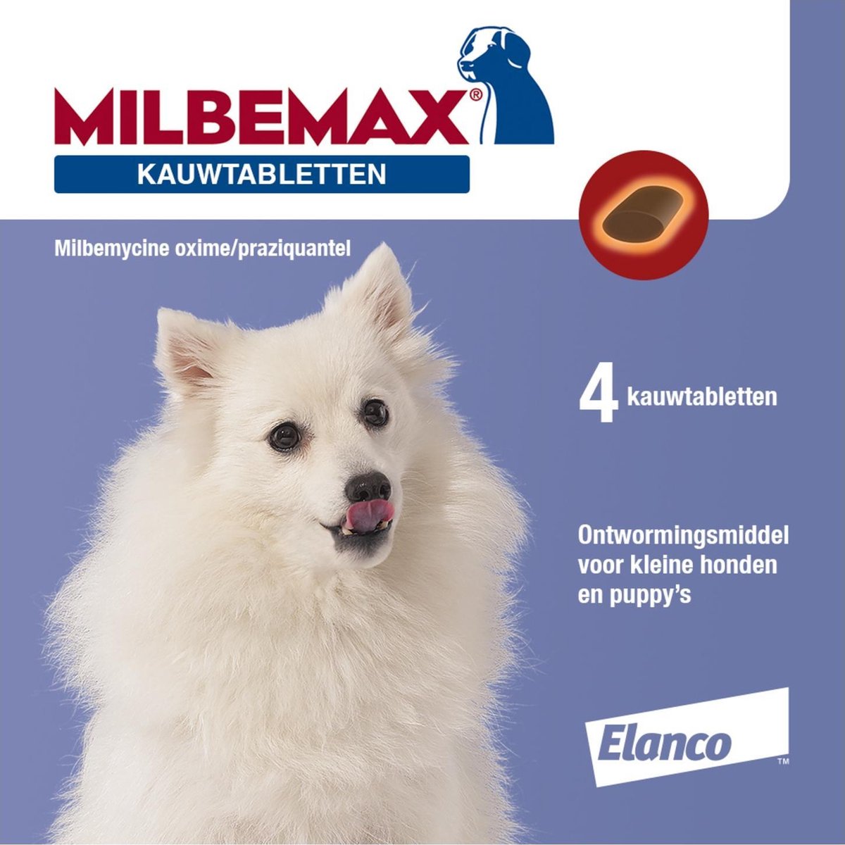 Milbemax Kauwtabletten Hond Klein Chewy 4 tabl. en lt5kg