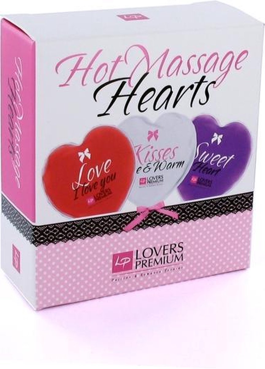 Feelz Toys Loverspremium Hot Massage Hearts 3p