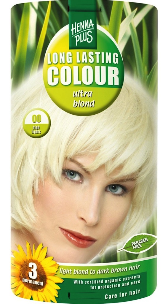 Hennaplus Long Lasting Colour 00 High Lights Ultra Blond Per stuk