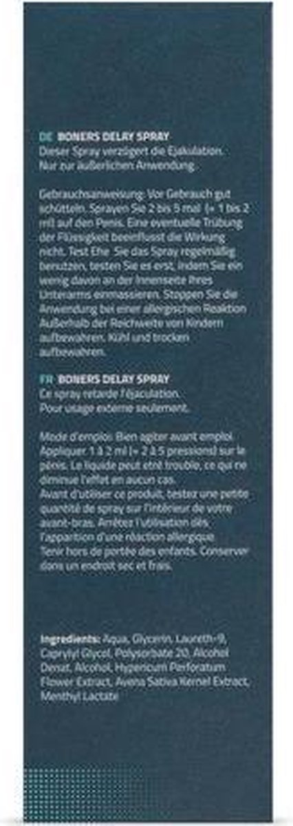 Boners Orgasmevertragende Spray