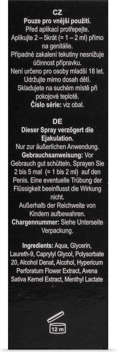 Cobeco Black Stone - Delay Spray - Beige