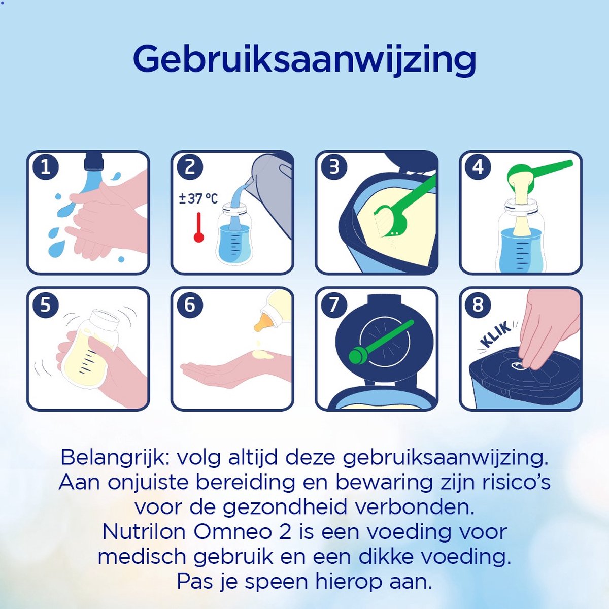 Nutrilon 2 Omneo vanaf 6mnd 800gram