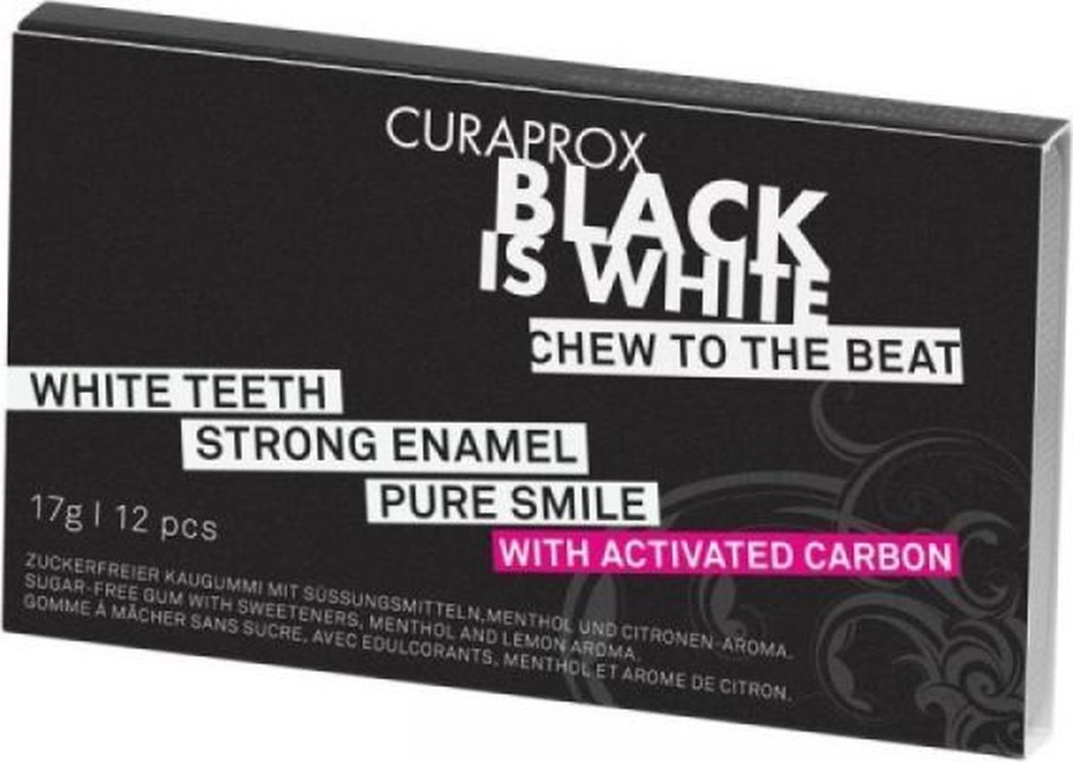 Curaprox Black Is White Kauwgom