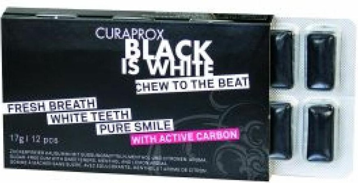 Curaprox Black Is White Kauwgom
