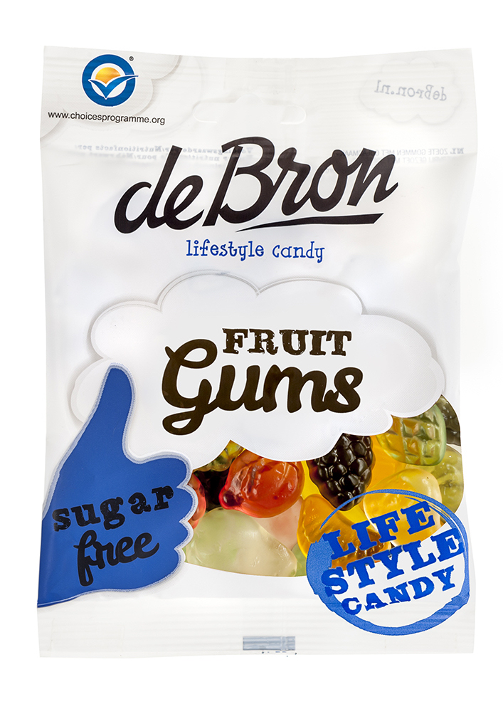 De Bron Fruit Gums Suiker Vrij