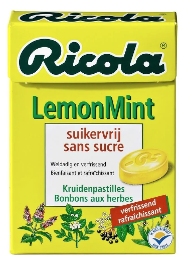 Ricola Lemon Mint Suikervrij