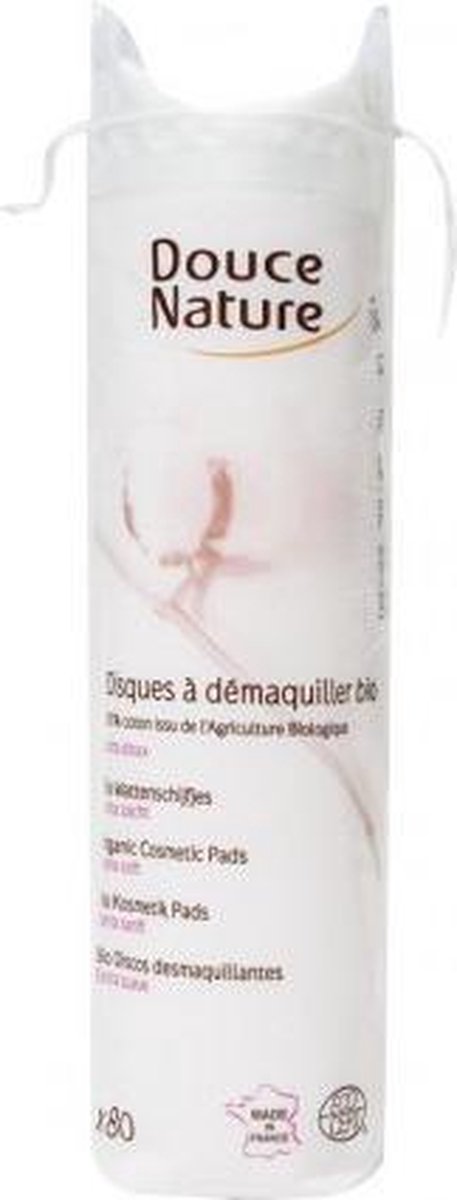 Douce Nature Wattenschijfjes Bio Katoen 80stuks
