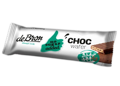 De Bron Chocolate Wafer Suiker Vrij