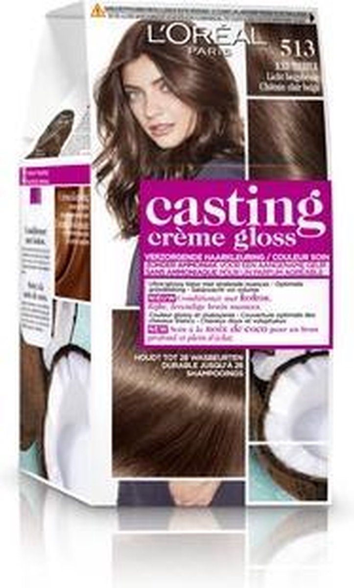 L'Oreal Paris Casting Creme Gloss 513 Iced Truffle Per stuk