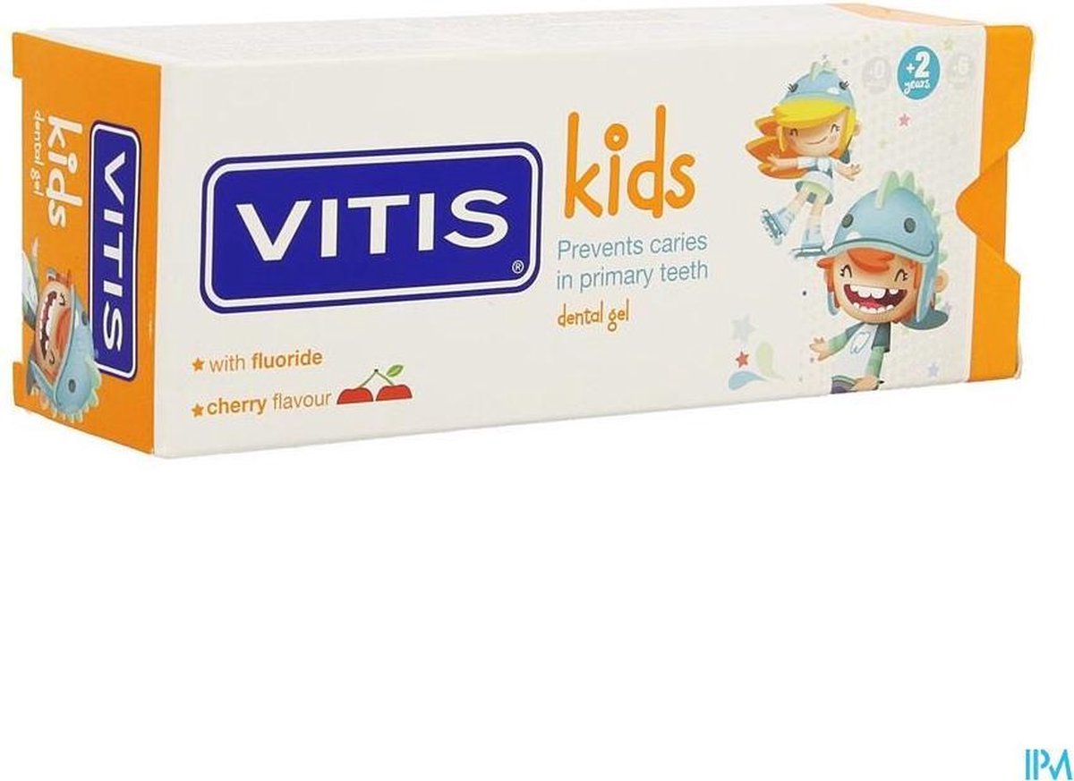 Vitis Tandgel Kids Kersen Smaak 50 ML