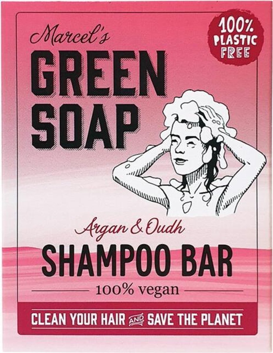 Marcels Green Soap Argan en Oudh Shampoobar 90gram
