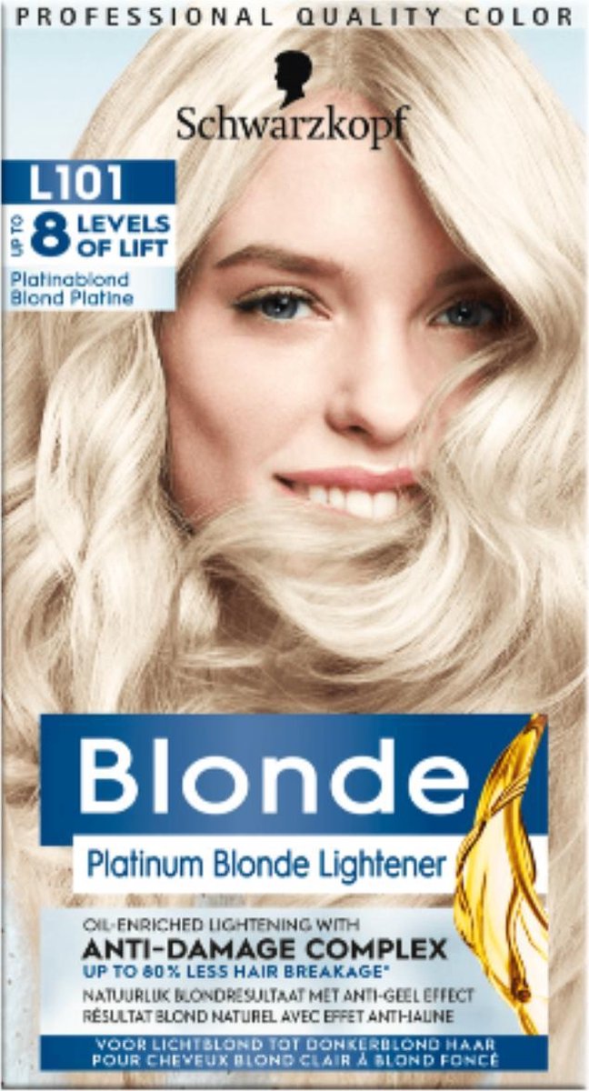 Schwarzkopf Blonde L101 Intensive Platinum Blond Stuk
