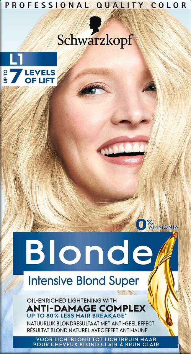 Schwarzkopf Blonde L1 Intensive Blond Super Stuk