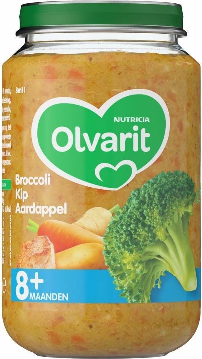 Olvarit 8m Broccoli Kip Aardappel 200gram