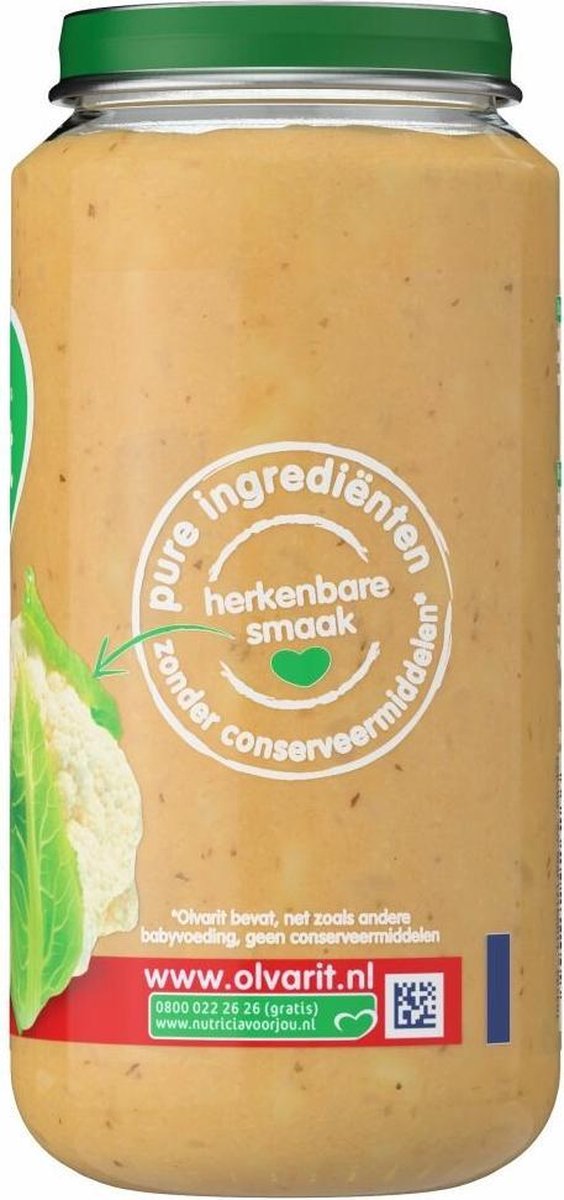 Olvarit 12m04 Bloemkool Aardapp Ei 250gram